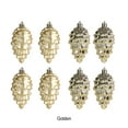 thumbnail image 4 of Maytalsory 8pieces Plastic Pine Tree Hanging Conveniently Designed Decorations For Easy Gold 1Set, 4 of 5