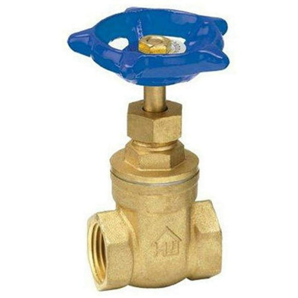 Válvula de compuerta de latón Homewerks 170-2-1-1 con rosca hembra de 1"