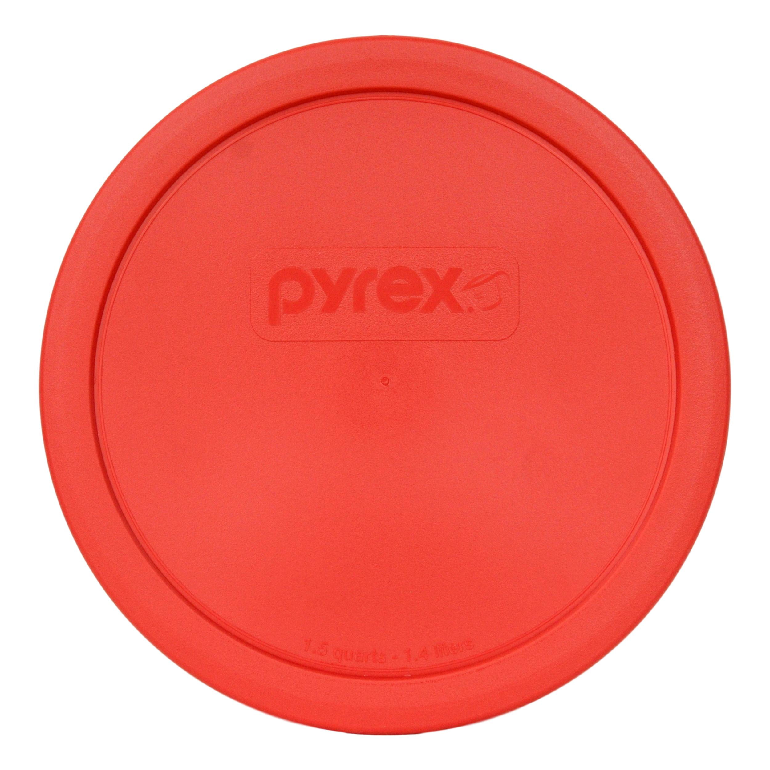 Pyrex Replacement Lid 323PC Red Plastic Round Cover for Pyrex 323 1.5