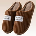 thumbnail image 4 of CHUMUD Slippers for Women, Warm Memory Foam Comfy Plush Slippers with Anti-Skid Rubber Sole Slip On House Shoes Indoor Use, 4 of 5