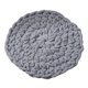 thumbnail image 4 of Cojín redondo de punto para asiento, cojín para silla, cojín de lectura, alfombrilla para sentarse versátil, 50x50cm, para dormitorios, exteriores, Gris, 4 of 8