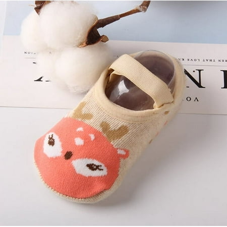 

Douhoow 1 Pair Baby Anti Slip Ankle Socks Cotton Socks Cute Cartoon Floor Socks 1-3 Years