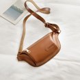 thumbnail image 1 of Bolsa Moda mujer Color sólido bandolera Casual señoras PU cuero Fanny Packs JShteea Para Estrenar, 1 of 8