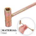 thumbnail image 3 of TABLZONE Oxygen Tank Wrench Compact Shape Metal Wrench Golden 1Pack, 3 of 8