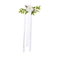 thumbnail image 2 of Arreglo floral con hojas artificiales decorativas para respaldo de silla de boda Blanco, 2 of 9