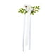 thumbnail image 2 of Respaldo de silla de boda con flores simuladas, decoración romántica para silla de pasillo de boda Blanco, 2 of 9