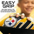 thumbnail image 3 of Franklin Sports NFL Pittsburgh Steelers Football - Youth Football -  Mini 8.5" Rubber Football - Perfect for Kids - Team Logos and Colors!, 3 of 7