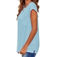 thumbnail image 5 of Cap Sleeve Oversized T Shirts Loose Fit Blouses Women's Summer Casual Tops, 5 of 7