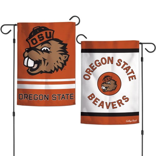 Oregon State Garden Flag 2 Sided Beavers Vintage Classic Logo - Walmart