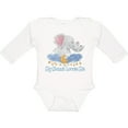 thumbnail image 3 of Inktastic My Nonni Loves Me Cute Elephants Clouds Moon and Stars Boys or Girls Long Sleeve Baby Bodysuit, 3 of 5