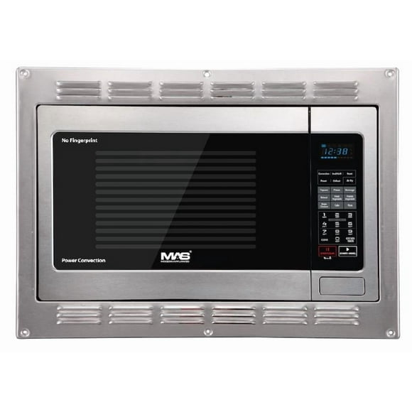 Contoure Microwave Oven RV-200S-CON MAS; 1.1 Cubic Foot Capacity; 1000 Watts Cooking Power/1500 Watts Input Power; Blue LED Display And One Touch Preset; Convection Oven; Smart Air Fryer