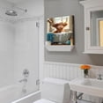 thumbnail image 4 of HFDF Highland Cow Wall Art - Cute & Funny Cow Prts, Modern Style Bathroom Decor 16x12inch Framed, 4 of 6