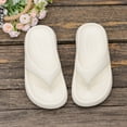 thumbnail image 4 of Stylago Women and Men Flip Flops Orthopedic Summer Non Slip Slippers Outdoor Walking Slide Sandals Arch Support Shower Shoes White Size 5.5, 4 of 7