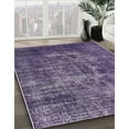 thumbnail image 2 of Ahgly Company Indoor Square Mid-Century Modern Purple Oriental Area Rugs, 4' Square, 2 of 6