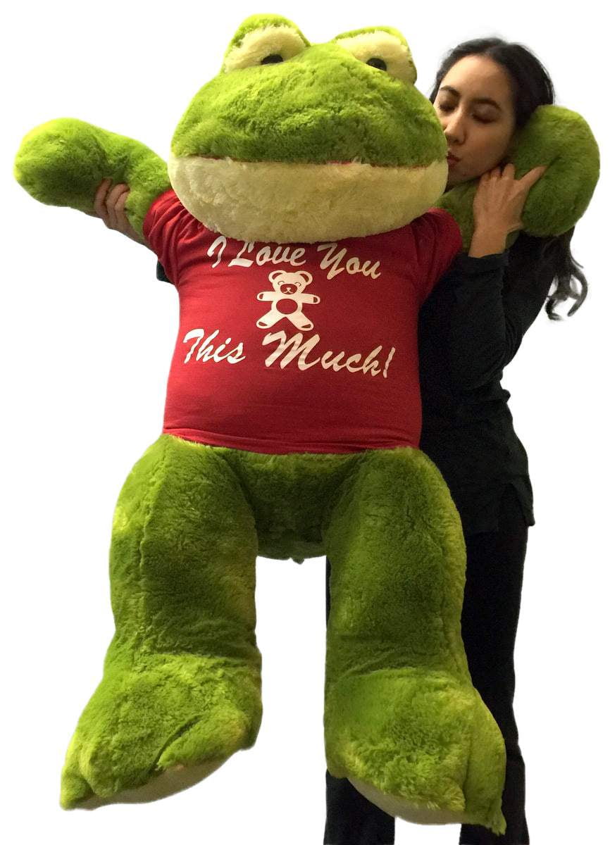 giant frog stuffed animal