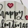 thumbnail image 4 of Hanging Wall Decor,Valentine' S Day Decor Door Sign 3D Wooden Welcome Sign Happy Valentines Day Hanger Home Decor For Farmhouse Porch, 4 of 7