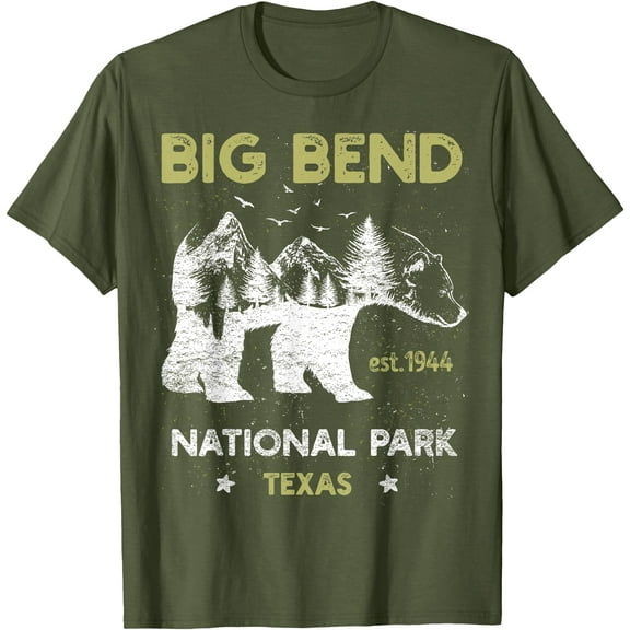 Big Bend Texas US National Park Camping Hiking Vacation Unisex T-Shirt for Men Women Kids Toddler