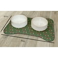 thumbnail image 2 of Simply Daisy Warrmest Wishes Doggie Pattern Bone Shape Pet Feeding Mat for Dogs, 2 of 3