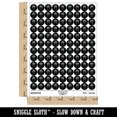 thumbnail image 2 of Cute Cat Paw 200+ Round Stickers - Black - Gloss Finish - 0.50" Size, 2 of 3