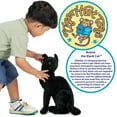 thumbnail image 2 of Boone the Black Cat | 13 Inch Stuffed Animal Plush | by TigerHart Toys, 2 of 6