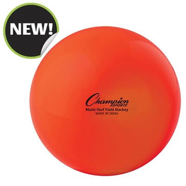 Champion Sports FHB2OR 2.75 in. Practice Field Hockey Balls, Orange