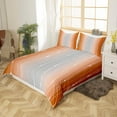 thumbnail image 3 of YST Grey and Orange Watercolor Duvet Cover Twin Wave Stripe and Dots Bedding Set, Geometric Aesthetic Bed Set Ombre Gradient Comforter Cover, Modern Abstract Line Bedding (Zipper Closure), 3 of 5