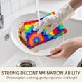thumbnail image 7 of 4 Pcs Funny Kitchen Towels,Rainbow Tie Dye Mandala Pattern Microfiber Dish Towels,Kitchen Tea Towels,Kitchen Towel Set (18" X 26"), 7 of 7
