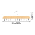 thumbnail image 2 of Popular! Belt Rack, Wardrobe Wooden Belt Storage Rack, Large Capacity Wardrobe Belt Rack With 14 Hooks, Premium Saving Belt RackClearance, 2 of 4