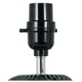 thumbnail image 5 of Mainstays Green Glass Table Lamp with White Linen Shade, 12.75 Inch, 5 of 5
