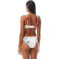 thumbnail image 4 of Vince Camuto IVORY FLORAL V-Wire Tie-Strap Bikini Swim Top, US Small, 4 of 4