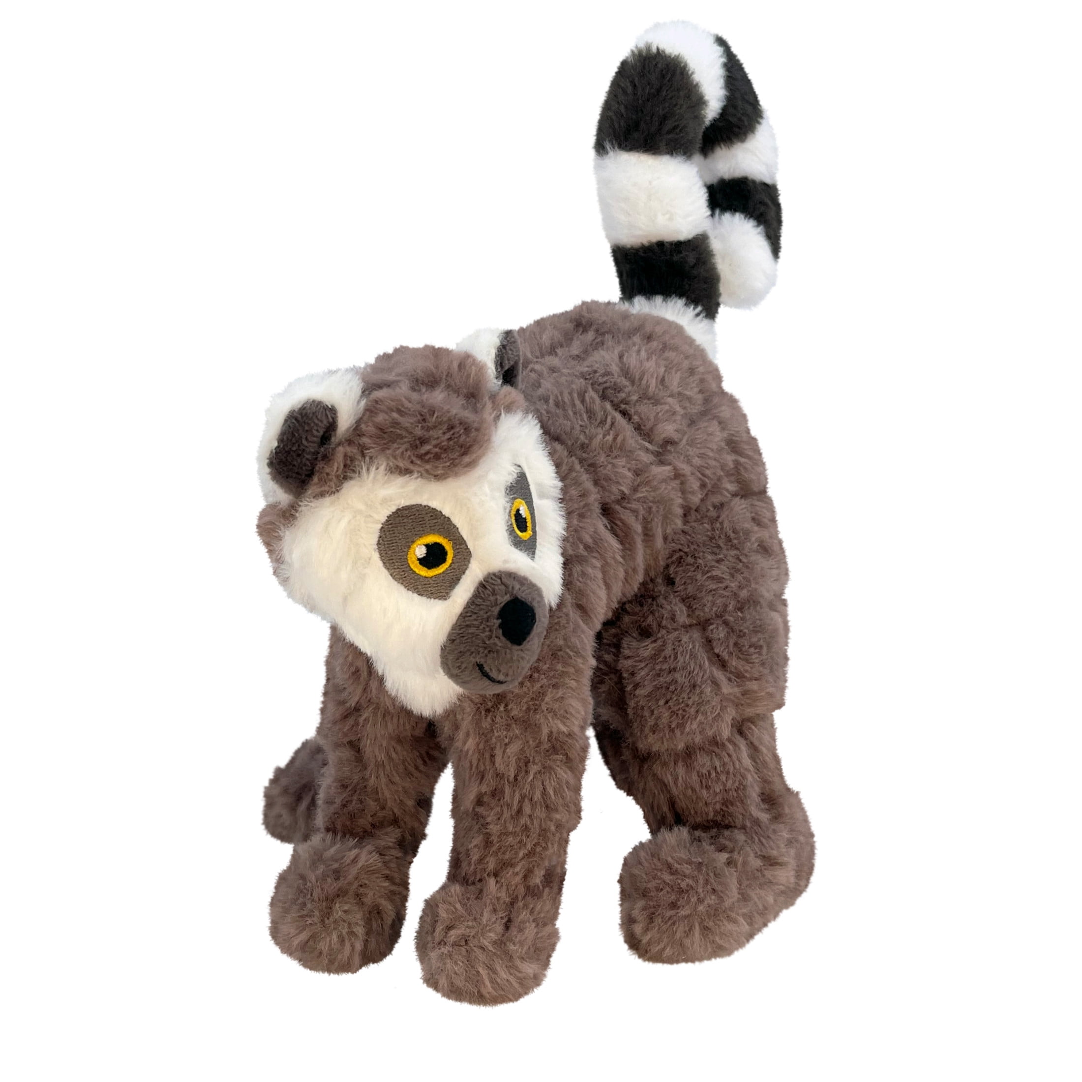 KONG® Scampers Squeaker Plush Dog Toy, Lemur, Medium