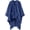 Blue, variant on Wearable Blanket Sherpa Fleece Shawl Blanket with Pockets Blanket Poncho Cape for Adults, Cozy Shawl TV Throw Blankets