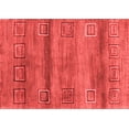 thumbnail image 1 of Ahgly Company Indoor Rectangle Abstract Red Contemporary Area Rugs, 7' x 9', 1 of 4