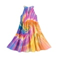 thumbnail image 3 of Robes d'Été Décontractées Robe d'Été Décontractée Filles Col Rond Sans Manches Robe Patchwork Robe Ludique Confortable Robe d'Été Décontractée Robes d'Été Mignonnes Robes d'Été Filles Robes d'Été, 3 of 6