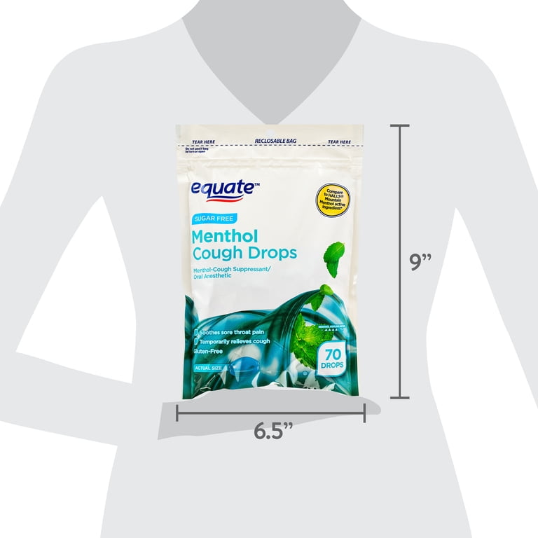 menthol drops for cigarettes tesco Equate Sugar Free Sore Throat and Cough Relief Menthol Cough Drops, Menthol  Flavor, 70 Count, Compare to HALLS® Mountian Menthol Active Ingredient