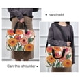 thumbnail image 6 of FORMRS 16" Laptop Bag Carrying Sleeve Case with Handle Travel Shoulder Briefcase, Hand Drawn Floral, 6 of 8