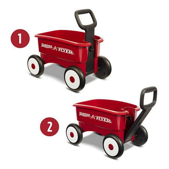 Radio Flyer My 1st Wagon, Toddler Walker, Red