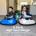 thumbnail image 4 of Hikiddo Electric Bumper Car for Kids, 12V Bumper Car Ride on Toys for Toddlers Aged 3 4 5, with Remote, Bluetooth - White, 4 of 10