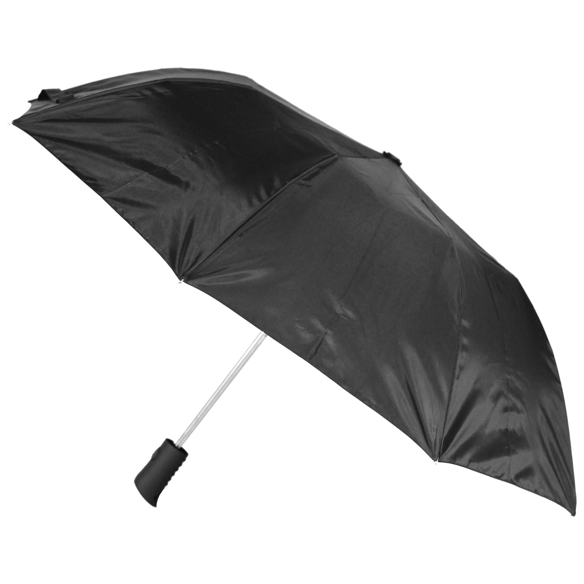 Automatic Open Folding Rain Umbrella, Black