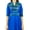 Royal Blue, variant on Bimba Women's Cotton Kurti Long Flared Anarkali Kurta 3/4 Sleeve Designer Indian Tunic, Black, 4