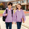 thumbnail image 4 of YunPes Unisex Kids Zip-Up Hoodie Boys & Girls Solid Casual Hooded Jacket Teen Spring Fall Outerwear School Daily Clothes, 4 of 9