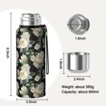 thumbnail image 7 of 20 Oz Pioneer Flower Coffee Tumbler Double Wall Insulated Stainless Steel Water Bottle | Metal Reusable Thermoses Flask with Cup Cap | Leak & Sweat Proof with Anti-Dust Lid, 7 of 7