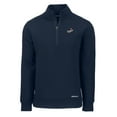 thumbnail image 2 of Men's Cutter & Buck  Navy Los Angeles Dodgers Cooperstown Collection Roam Eco Recycled Quarter-Zip Pullover, 2 of 3