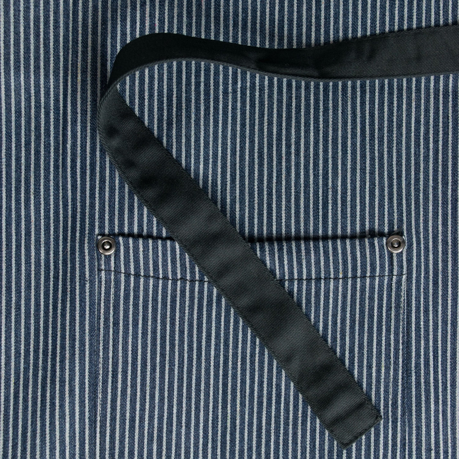 Chef Code 34" Denim Bib Apron with 2 Pockets and Towel Loop