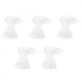 thumbnail image 1 of 2500 Pieces White Snap Lock Pins Loop Price Tag Fastener 5 inch 130mm, 1 of 6