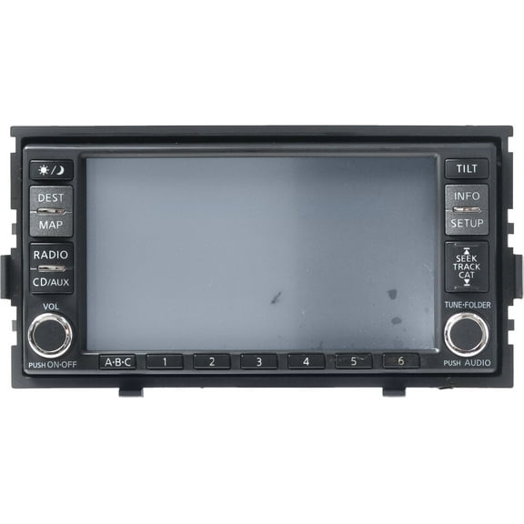 Restored 2007-08 Nissan Altima AM FM Radio 6 Disc CD MP3 Player GPS Navigation 25915JA00A (Refurbished)