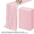 thumbnail image 4 of Housse de Table en Gaze, Chemin de Table Semi-Transparent Style Rétro pour Dîner, 4 of 8
