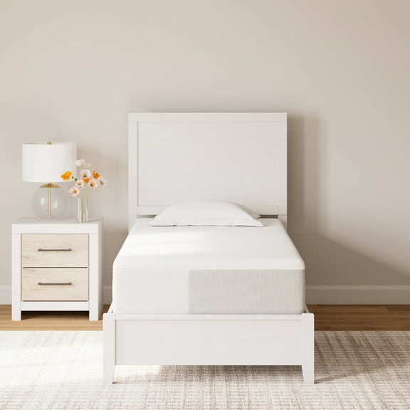 Signature Design by Ashley Chime 12" Inch Memory Foam Mattress in a Box Ultra Plush, Twin