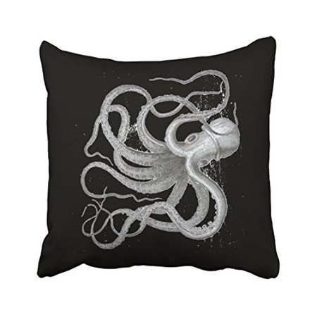 Winhome Nautical Steampunk Octopus Antique Vintage Kraken Black