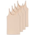 thumbnail image 1 of SCHIESSER Top con Tirantes para Mujer, Paquete de 4 - Single Jersey, Serie 95/5, uni Beige (Arena) S (Small), 1 of 3